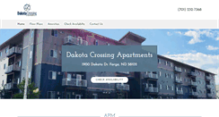 Desktop Screenshot of dakotacrossingapartments.com