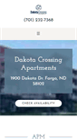 Mobile Screenshot of dakotacrossingapartments.com